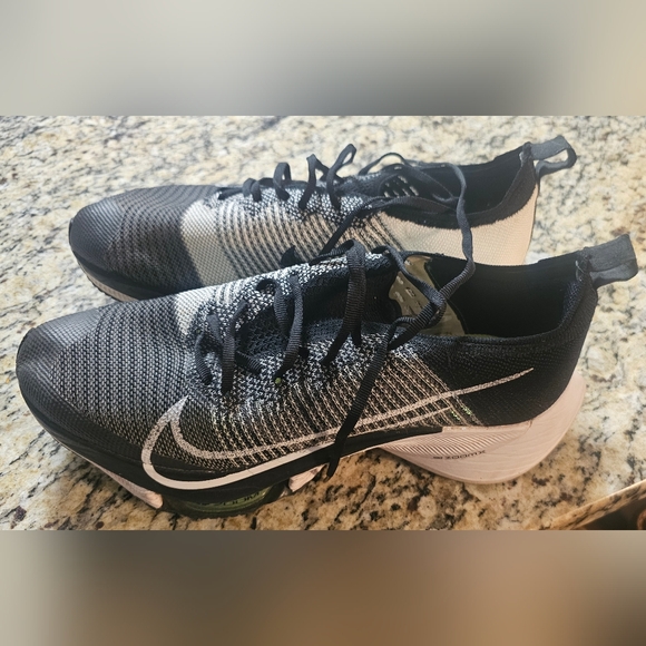 Nike Air Zoom Tempo NEXT% Flyknit running shoes, specifically in  \